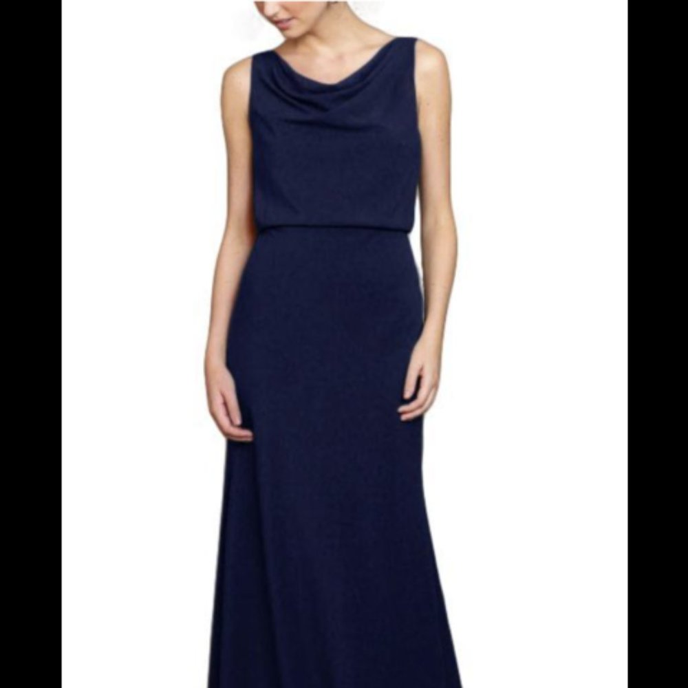 Jenny Yoo Madelyn Dress in Navy